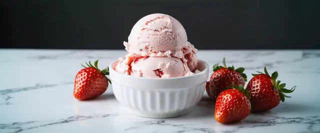 Strawberry Cottage Cheese Ice Cream