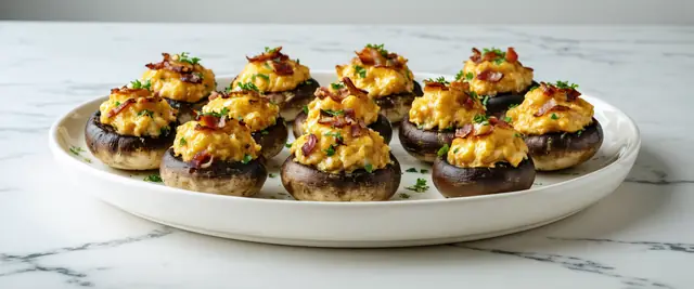 Stuffed Mushrooms with Bacon