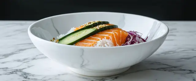 Sushi Bowls with Brown Rice and Avocado