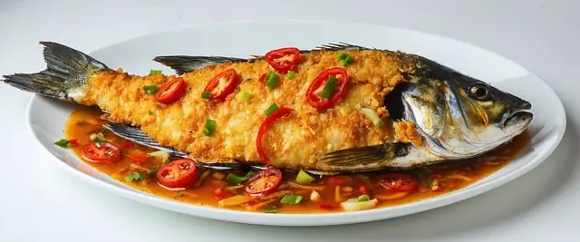 Sweet and Sour Fish (Ikan Masak Tiga Rasa)