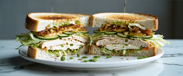 Sweet Chili Thai Turkey Burger With Sriracha Mayo