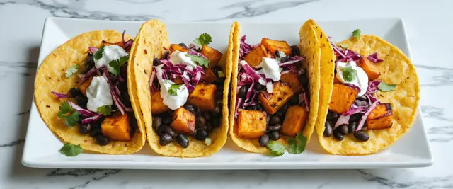 Sweet Potato and Black Bean Tacos