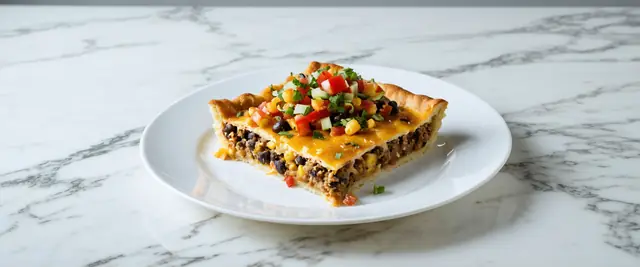 Tamale Pie with Black Bean and Corn Salsa