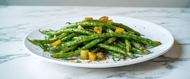 Tangy Dill Pickle Grilled Green Beans