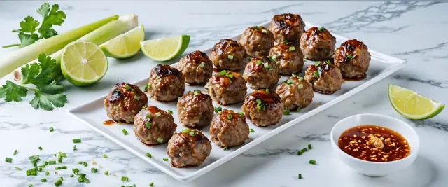 Thai Pork Meatballs