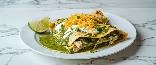 Green Chicken Enchiladas