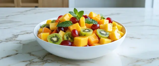 Tropical Fruit Salad Mint And Honey