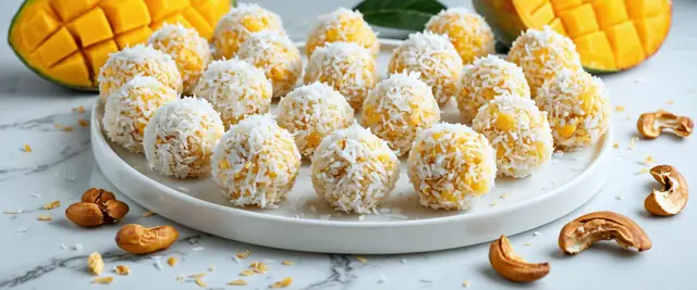 Tropical Mango Coconut Bites