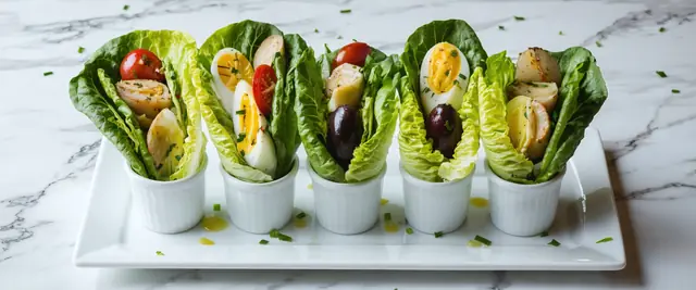 Tuna Nicoise Lettuce Wraps