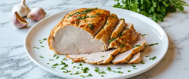 Turmeric and Yogurt Marinated Turkey Breast