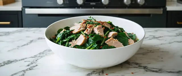 Turnip Greens with Smoked Turkey and Thyme