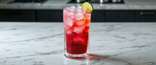 Two-Ingredient Cherry Limeade Cocktail