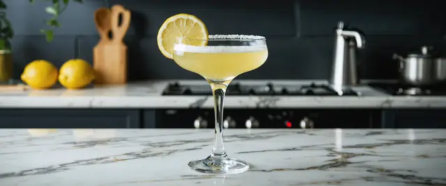 Two-Ingredient Lemon Drop Martini Cocktail