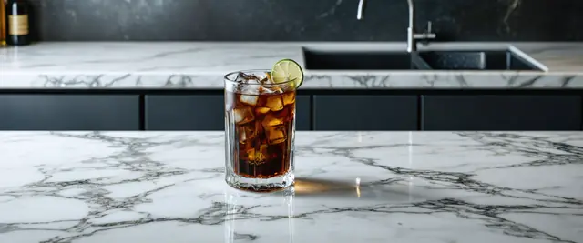 Two-Ingredient Rum Coke Cocktail