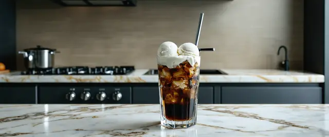 Two-Ingredient Vanilla Coke Float Cocktail
