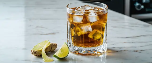 Two-Ingredient Whiskey Ginger Cocktail
