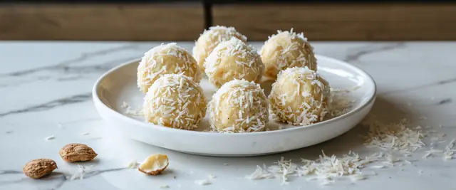 Vanilla Coconut Protein Truffles