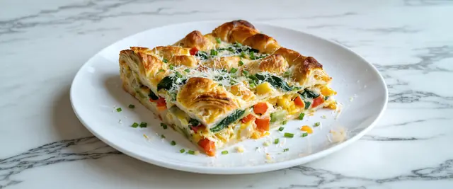 Vegetable and Cheddar Strata with Herb-Infused Bread