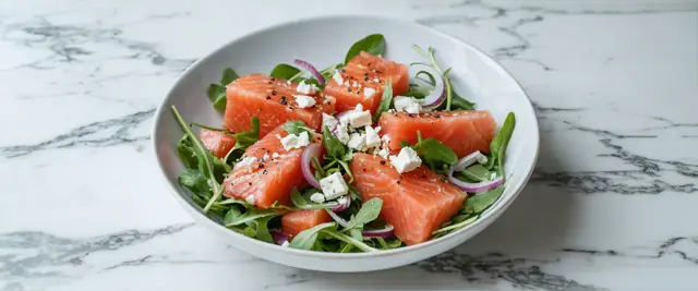 Watermelon and Salmon Salad