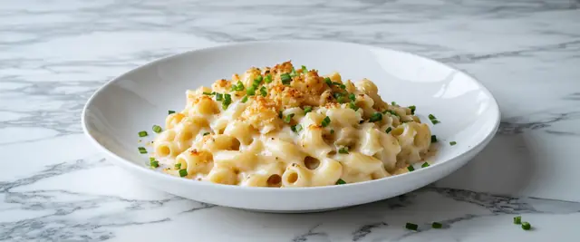 White Cheddar Truffle Mac and Cheese