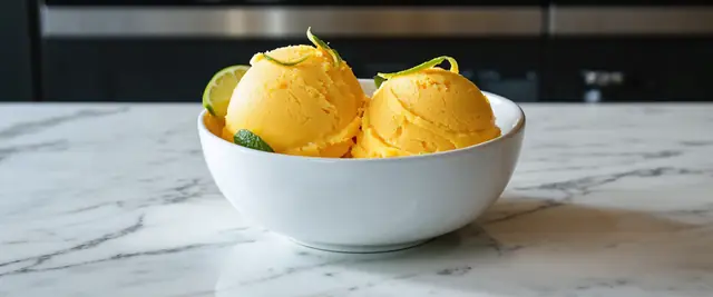 Yuzu Mango Sorbet