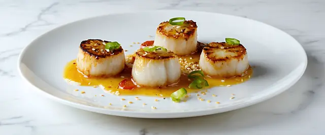 Yuzu Ponzu Seared Scallops