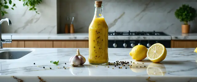 Zesty Lemon Garlic Dressing