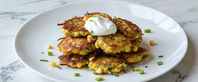 Zucchini and Corn Fritters