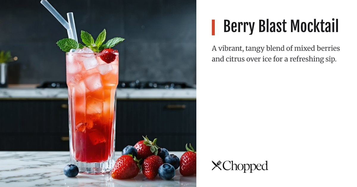 Berry Blast Mocktail | Chopped