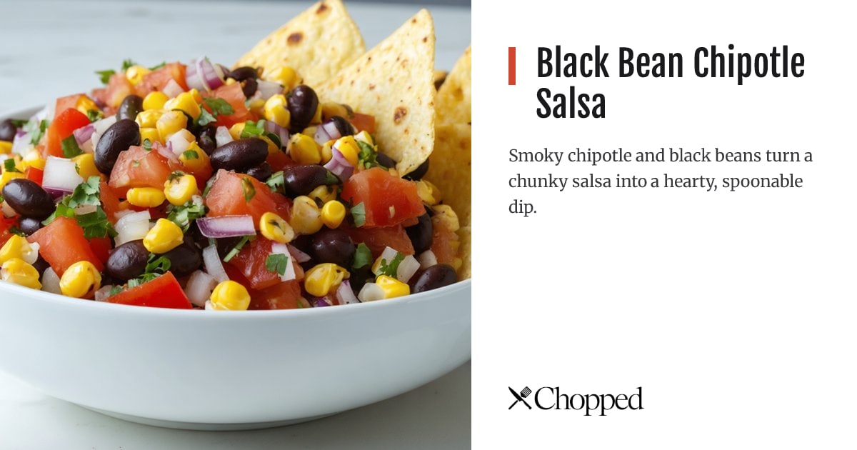 Black Bean Chipotle Salsa | Chopped