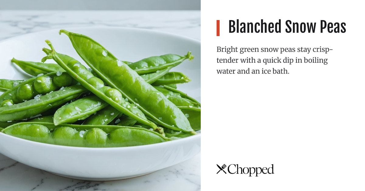 Blanched Snow Peas | Chopped