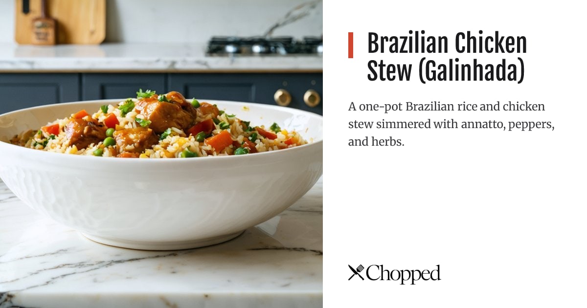 Brazilian Chicken Stew (Galinhada) | Chopped
