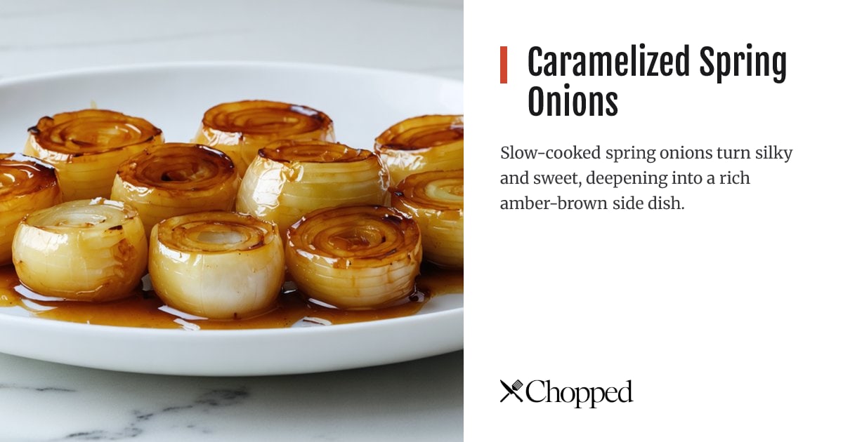 Caramelized Spring Onions | Chopped