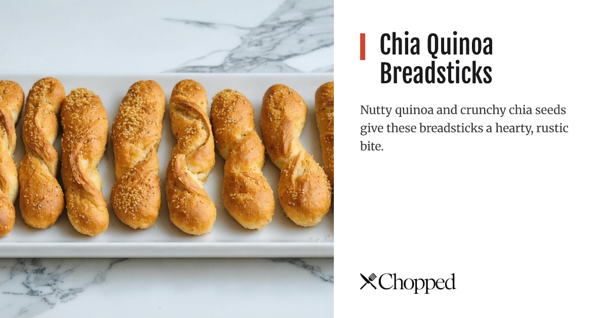 Chia Quinoa Breadsticks | Chopped