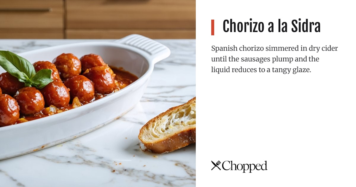 Chorizo a la Sidra | Chopped