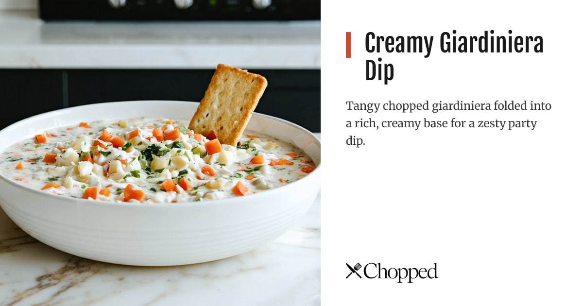 Creamy Giardiniera Dip | Chopped