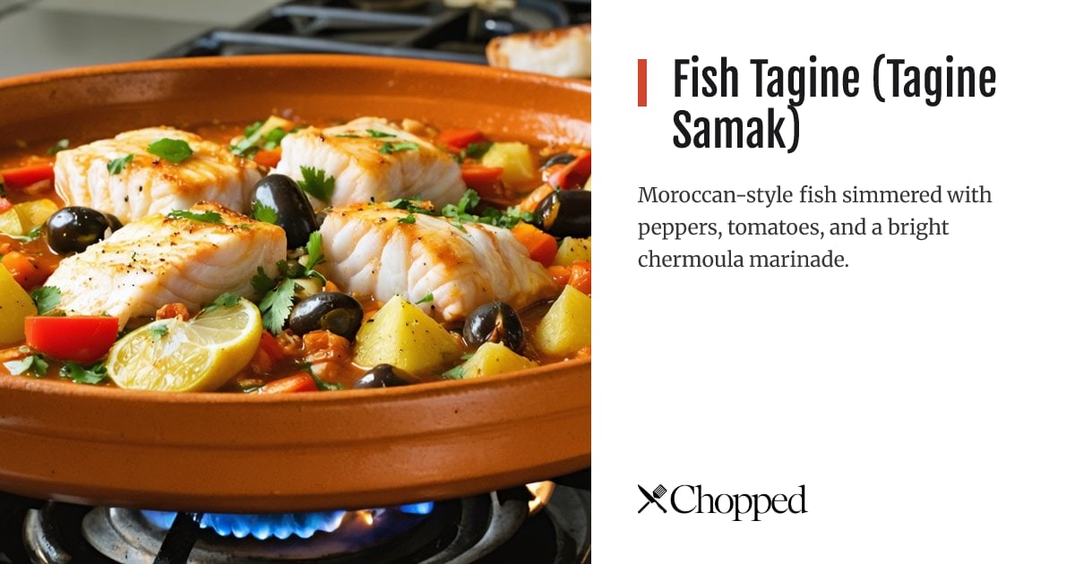 Fish Tagine (Tagine Samak) | Chopped