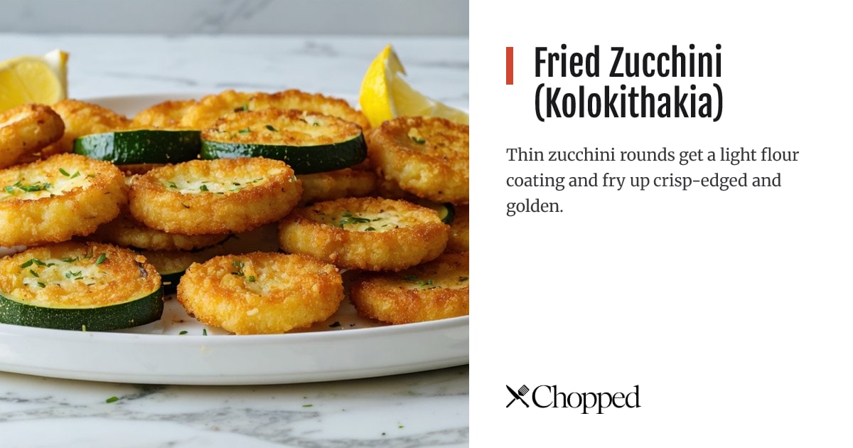 Fried Zucchini (Kolokithakia) | Chopped
