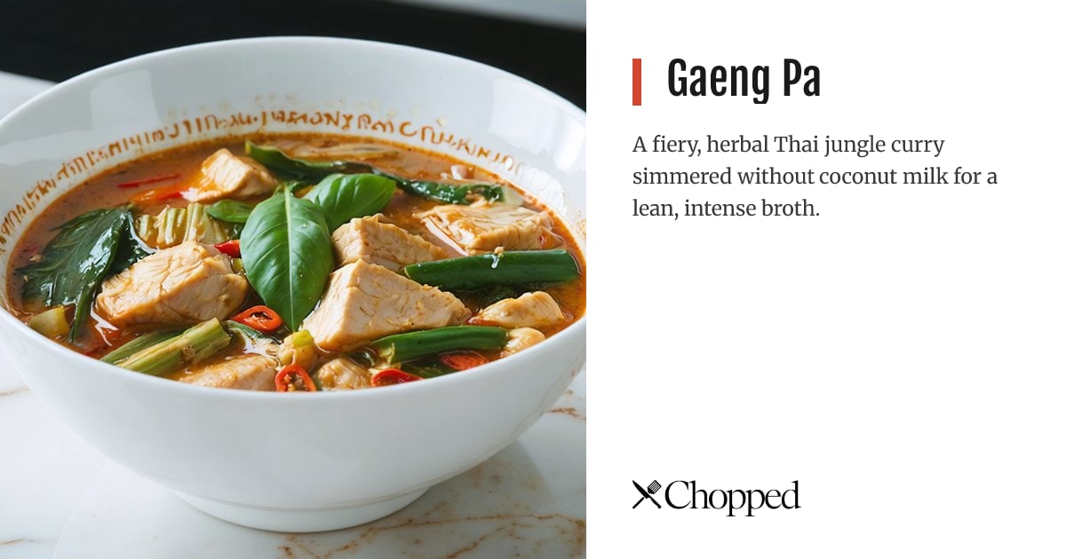 Gaeng Pa | Chopped