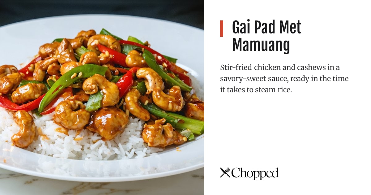 Gai Pad Met Mamuang | Chopped