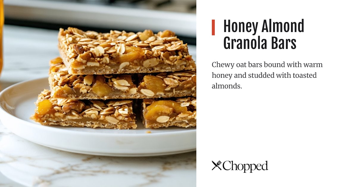 Honey Almond Granola Bars | Chopped