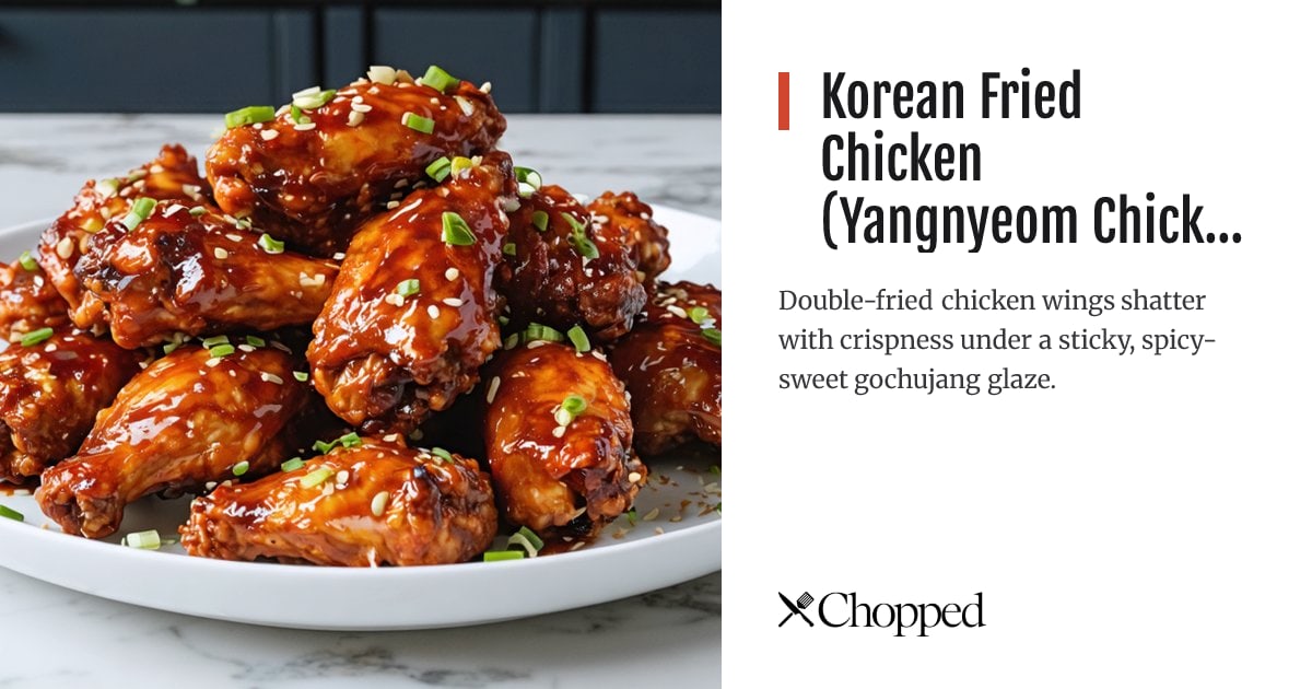 Korean Fried Chicken (Yangnyeom Chicken) | Chopped