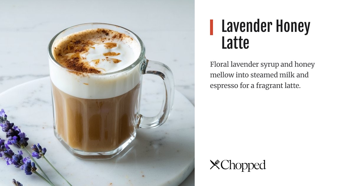 Lavender Honey Latte | Chopped