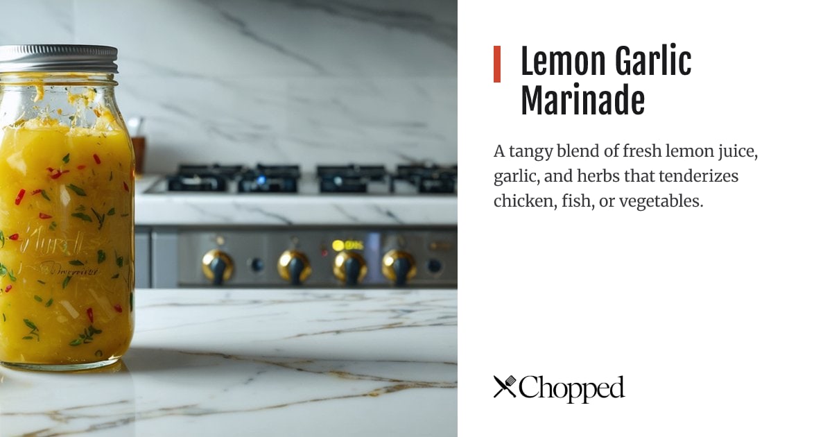 Lemon Garlic Marinade | Chopped