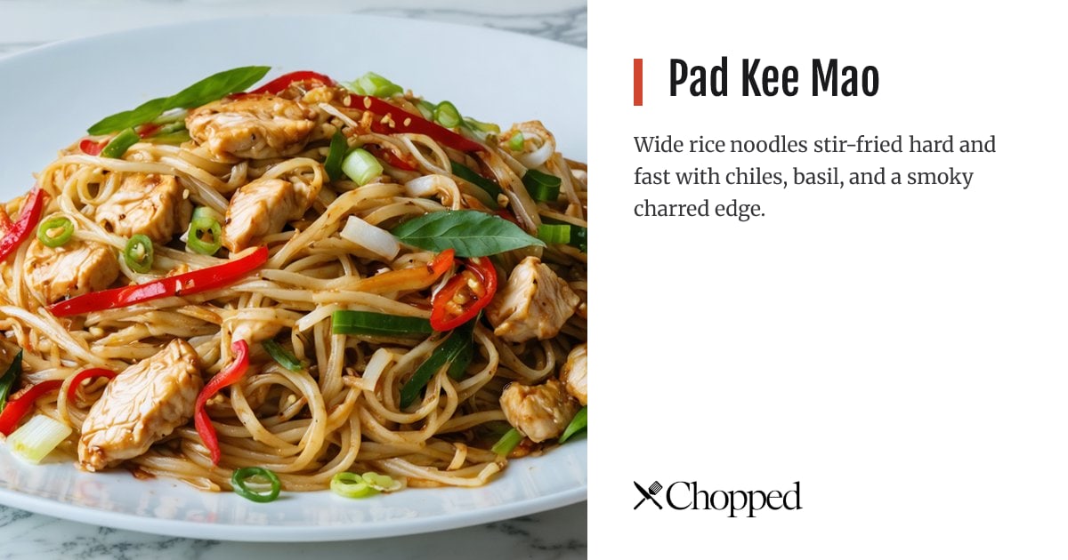 Pad Kee Mao | Chopped
