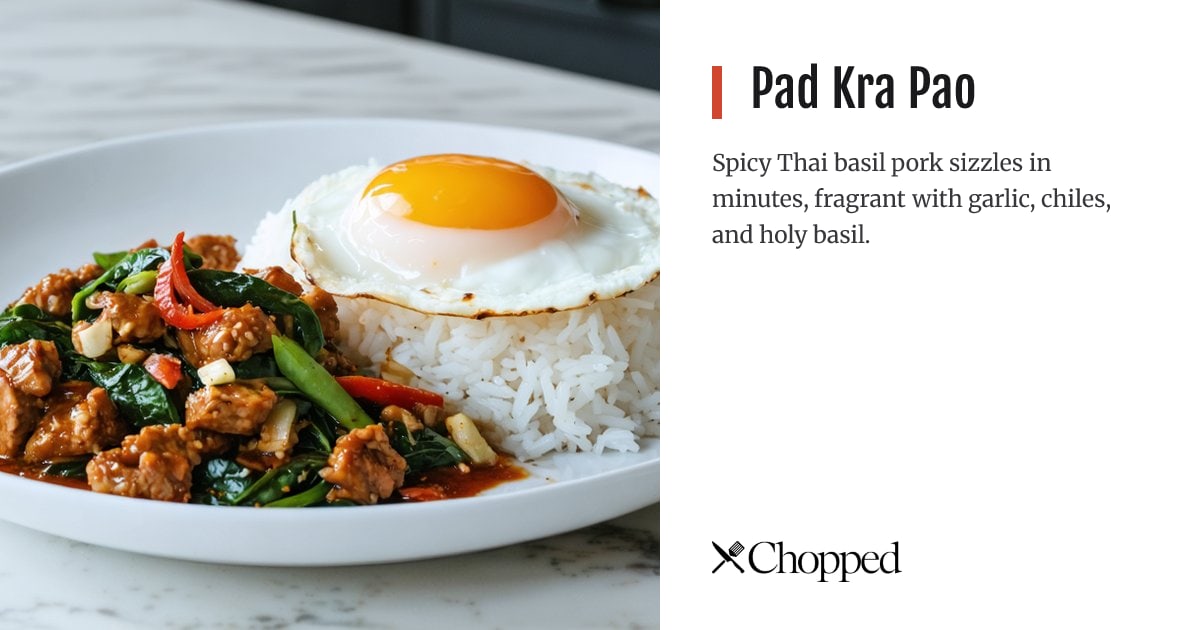 Pad Kra Pao | Chopped