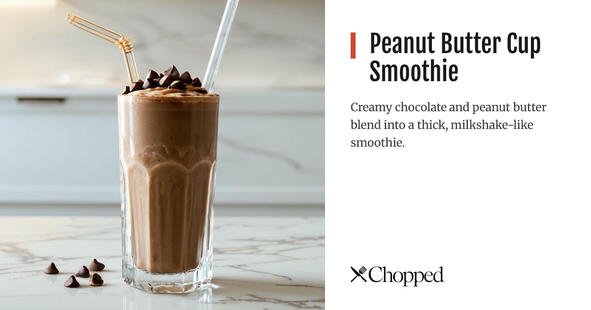 Peanut Butter Cup Smoothie | Chopped