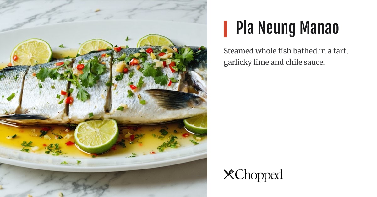 Pla Neung Manao | Chopped