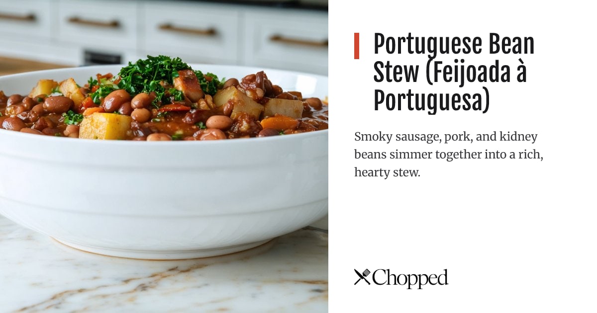 Portuguese Bean Stew (Feijoada à Portuguesa) | Chopped