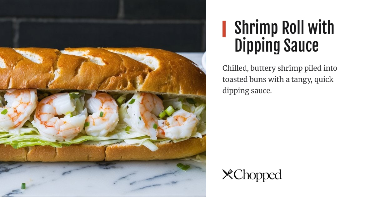 Shrimp Roll with Dipping Sauce | Chopped